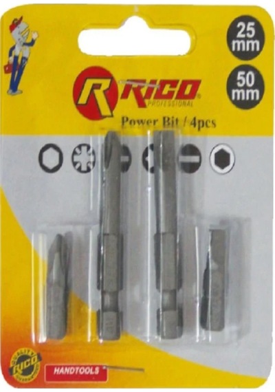 Ri Co 4 Adet Bits Uç Seti 25mm - 50mm-12384