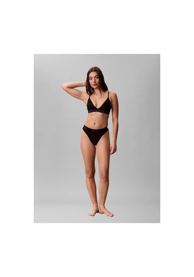 Calvin Klein Lıghtly Lıned Trıang Siyah Hafif Astarlı Üçgen Bralet-16276