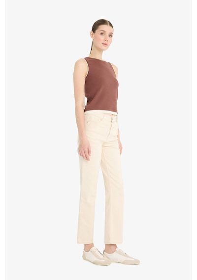DeFacto Slim Fit Dar Kesim Bisiklet Yaka Basic Düz Ribana Atlet F5581AX25SMBN329