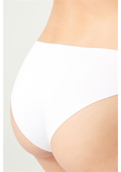 Cottonhill Basic İz Yapmayan Lazer Kesim Kadın Bikini Külot 3'lü Paket - 4 Çok Renkli 3 Çok Renkli