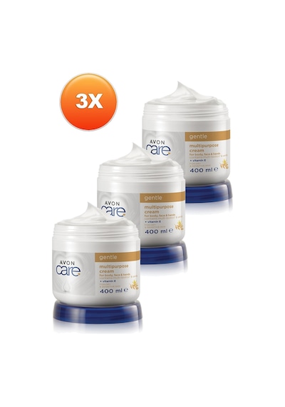 Avon Care Vanilya Içeren E Vitaminli Kuru Ciltler İçin Çok Amaçlı Krem 3 x 400 ML
