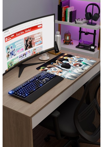 Kuroko No Basket Anime V1 - 48x40 Xl Gaming Kauçuk Kaymaz Taban Mouse Pad Fare Altlığı