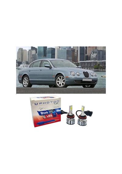 Jaguar S Type Kısa Far Ampulü H7 Duo Yeni Seri Beyaz 1999-2008