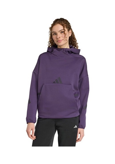 Adidas W Z.n.e. Oh Hd Kadın Günlük Sweatshirt Jw7746 Mor Mor