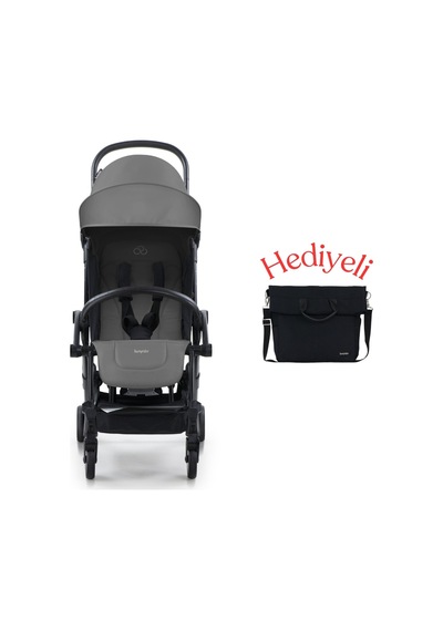 Bumprider Connect³ Bebek Arabası Black-Grey + Yan Bakım Çantası