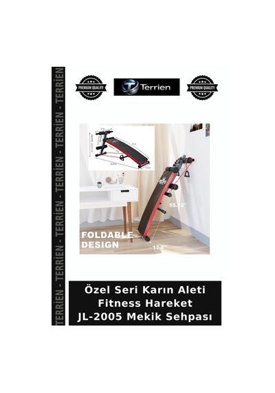 Özel Seri Karın Aleti Fitness Hareket Jl-2005 Mekik Sehpası