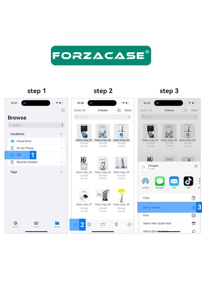 Forzacase FC974  Hızlı Type-C To SD / Micro SD / TF Kart Okuyucu Adaptör