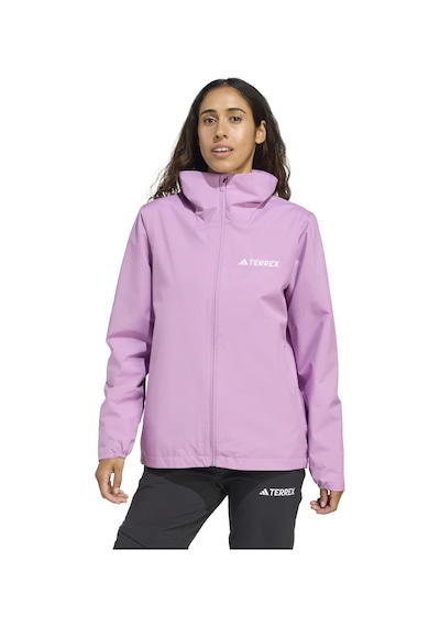 Adidas Essentials 2 Layer Rain Kadın Pembe Kapüşonlu Ceket Pembe