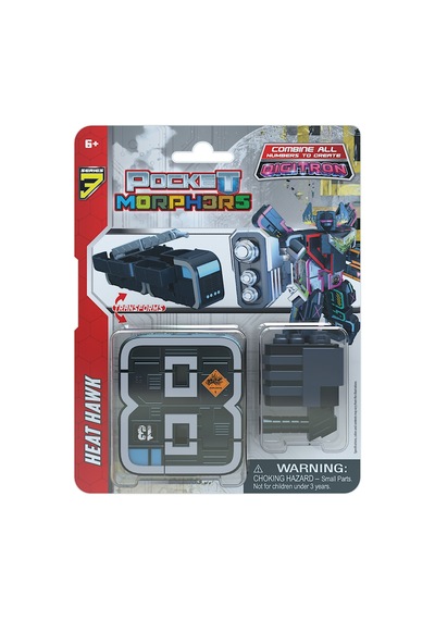 Pocket Morphers Dönüşebilen Numaralar Heat Hawk