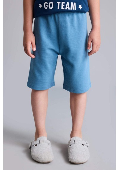 Defacto Regular Fıt Baskılı 2li İndigo Pijama Takımı Erkek Çocuk H8193a826hsın120 İndigo-ın120