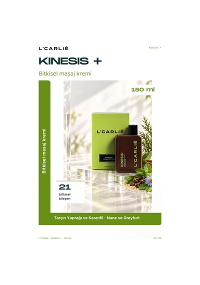 L'carlıe Kinesis+ Sporcu Bakım Kremi Masaj 150 Ml