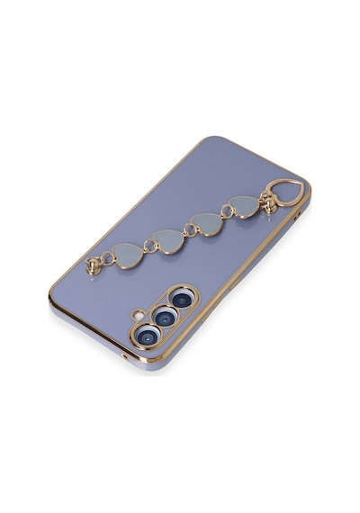 Gld-spt- Newface Samsung Uyumlu Galaxy A54 5g Kılıf Esila Silikon - Gri