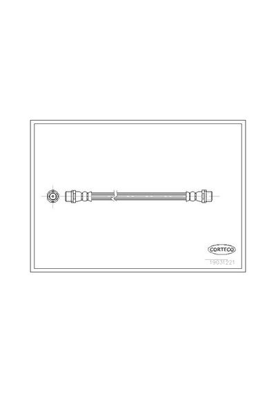 Mercedes Sprinter 97-06 Arka Fren Hortumu Corteco 9044280435