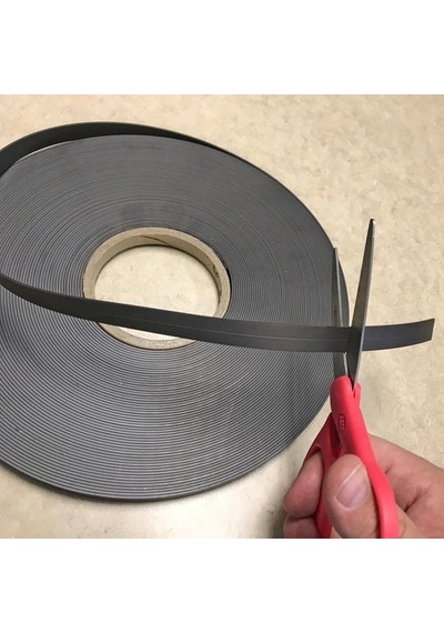 5 Metre Naturel Şerit Mıknatıs Magnet, En: 12mm