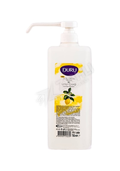 4 Adet Duru Kolonya Limon Pompalı 750 Ml