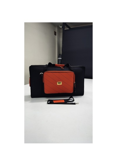 Denon Sc Live 4 Setup İçin Uyumlu Soft Case Taşıma Çantası.turuncu.