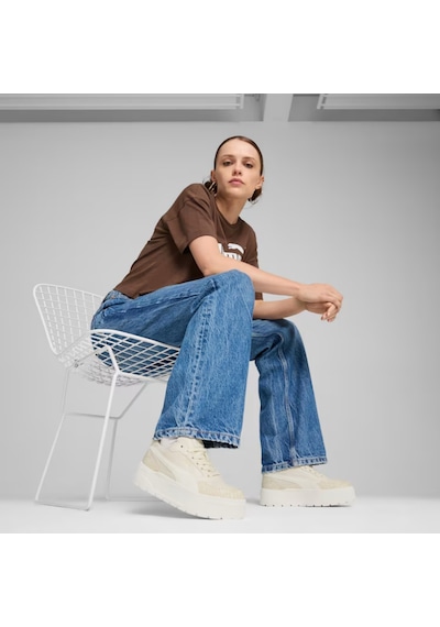 Puma Karmen Iı Idol Animal Fever Beyaz Kadın Krem Sneaker 39879501 Beyaz - Krem