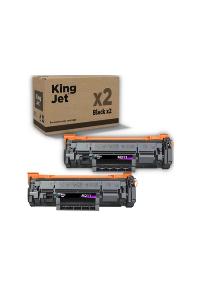 Kingjet Hp Uyumlu M211 Standart Kapasiteli 2'li Paket Toner Çipli 136a W1360a