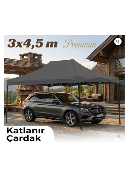 Missidea 3 4,5 Premium Makaslı Katlanır Çardak Antrasit