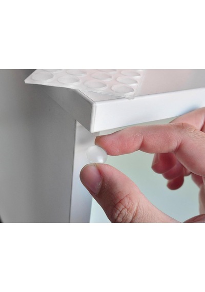 Furndiy Şeffaf 72 Parça Yapışkanlı Ses Kesici - Cam Masa Pabucu - Çekmece Ve Dolap Kapısı İçin Yumuşak Kapanma Genel