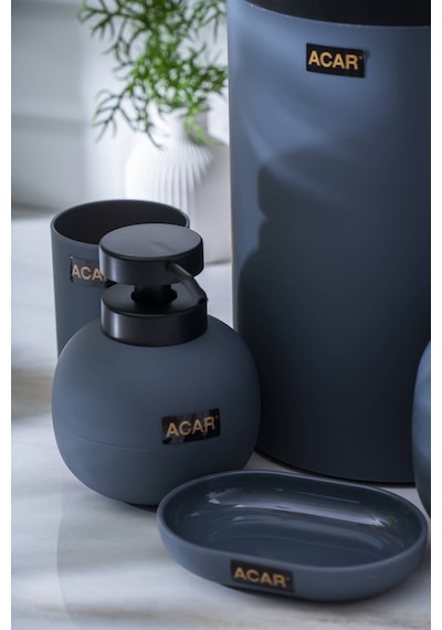 Acar Astoria Akrilik 5 Parça Banyo Seti - Gri
