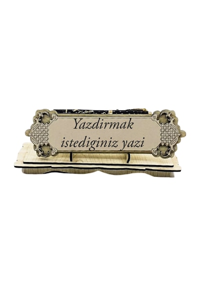 Kişiye Özel Besmele Kabartmalı Kalem Ve Masa Üstü İsimlik 1587
