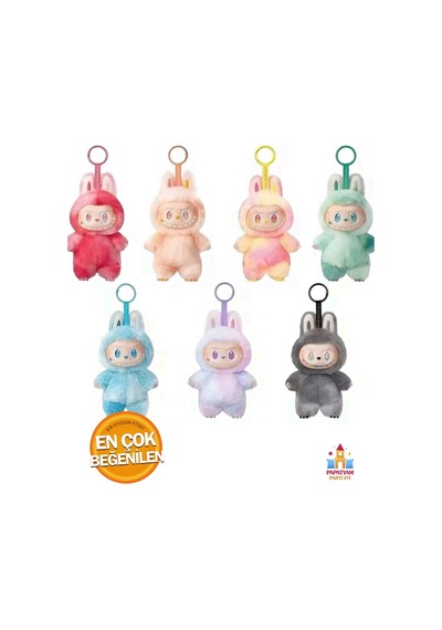 Labubu Figür Oyuncak Anahtarlık Peluş - Labubu Karakter Figür Oyuncak