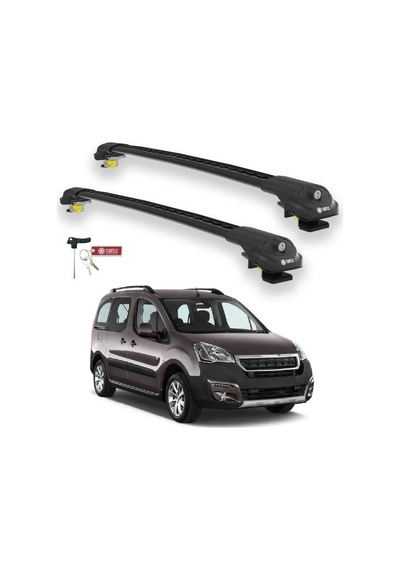 Turtle Peugeot Tepee Partner 2008-2018 Ara Atkı Air1 Siyah