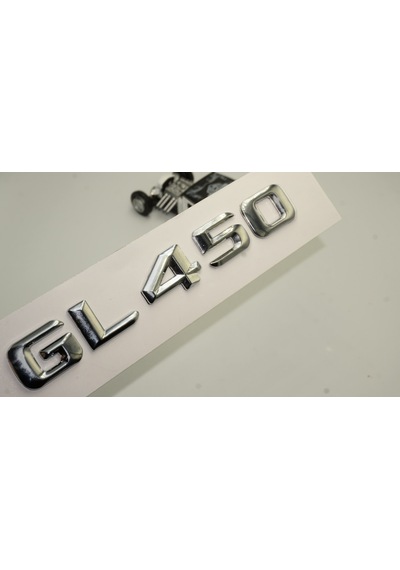 Benz GL 450 Bagaj Krom Metal 3M 3D Yazı Logo