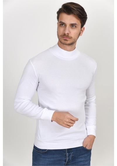 Erkek Yarım Balıkcı Slim Fit Sweatshirt Spr 2019k20 001