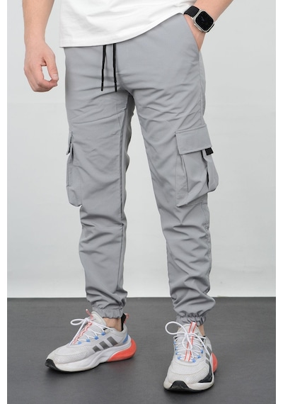 Edwoxmen Erkek Slim Fit Cepli Beli Ve Paçası Lastikli İnce Spor Pantolon Gri Edw071-gri Gri Edwoxmen Erkek Slim Fit Cepli Beli Ve Paçası Lastikli İnce Spor Pantolon Gri Edw071-gri Gri