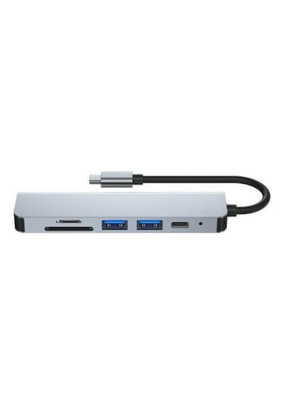 Type C To Hdmı Usb 3.0 Hub Çoklayıcı Usb-C Kart Okuyucu Kablo