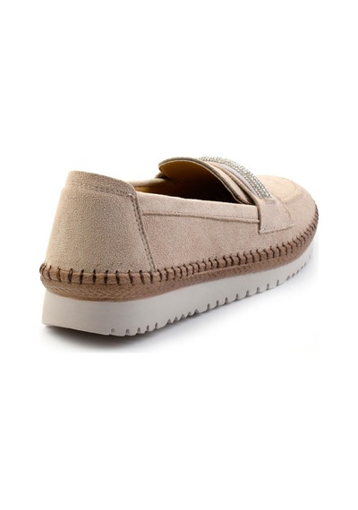 Bambi Bej Kadın Loafer Ayakkabı K01536999902 Bej
