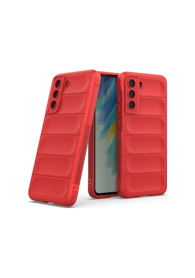 Galaxy Uyumlu S22 Plus Kılıf Optimum Silikon - Kırmızı Çok Renkli