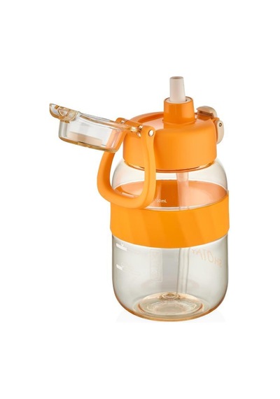 Shotay Pipetli Su Matarası Tritan Turuncu 700ml