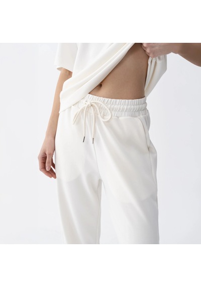 Qua Home Ivy Kadın Modal Jogger Pantolon Ekru