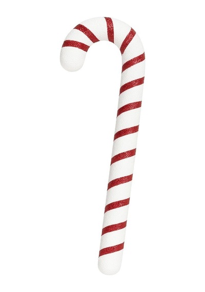Beysüs Yılbaşı Ağaç Süsü Baston Şeker Çubuğu 30 Cm Kırmızı Beyaz