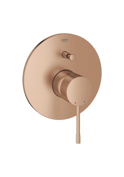 Grohe Essence Ankastre Banyo/Duş Bataryası, Brushed Warm Sunset - Bakır