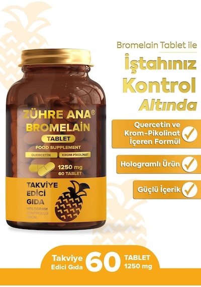 Zühre Ana Bromelain 60 Tablet