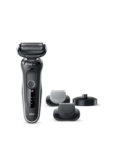 Braun Series 5 50-w4650cs Elektrikli Tıraş Makinesi Siyah/beyaz Şarj İstasyonu 2 Ek Parça