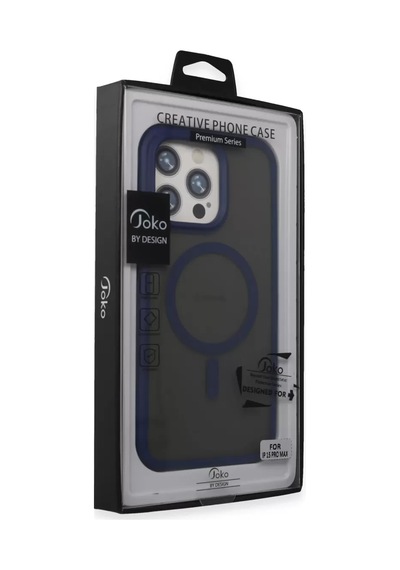 Joko Apple İphone 15 Pro Toras Airbag Magsafe Kapak - Lacivert