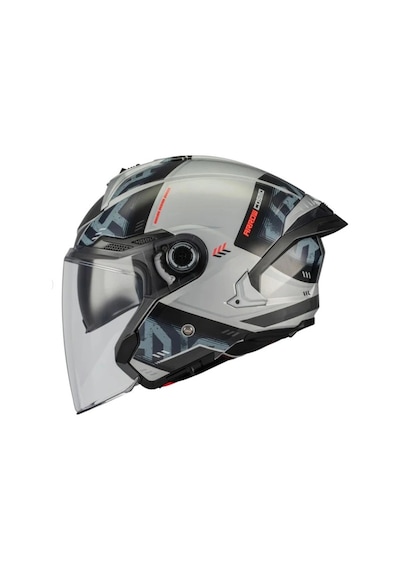 Kask Mt Cosmo Sv Arrow C2 Parlak Gri/siyah
