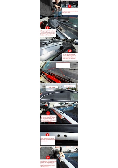 Honda Crv 2007-2012 Üst Tavan Çıtası Oem Style Siyah