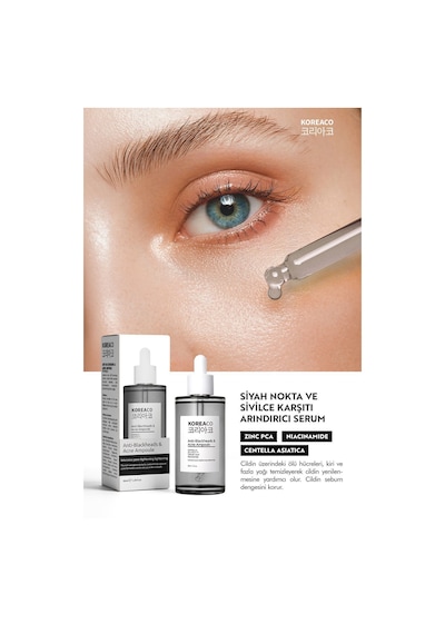 Koreaco Sivilce Blackheads Akne ve Siyah Nokta Karşıtı Süper Serum 50ml