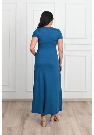 Koza Butik Kadın Yırtmaç Detaylı Elbise 5174-23 001