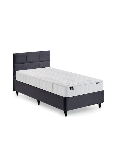 Yataş Supreme Star Canto New Deep Yatak Baza Başlık 3'lü Set- Antrasit 100 x 200