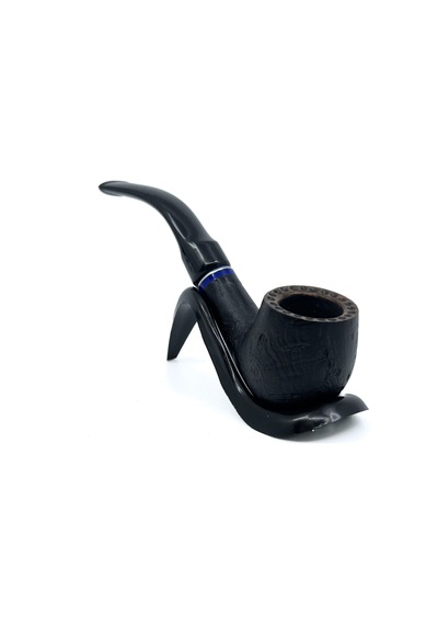 Dapper Bent Billiard Briar Gül Kökü 9 Mm Filtreli El Yapımı Pipo - 3079