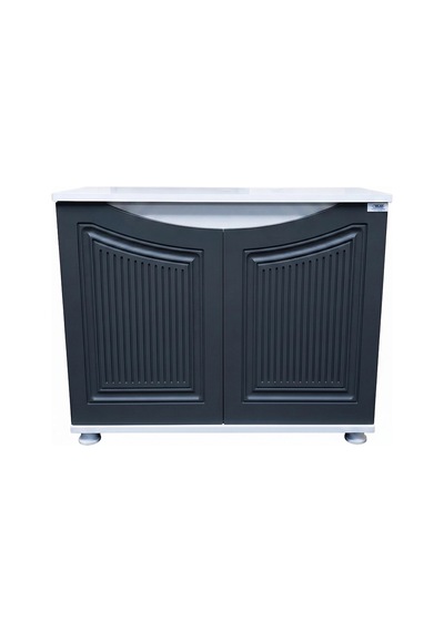 Kanki Pet Western Seri Akvaryum Sehpası 80x45x69 Cm - Beyaz/antrasit - Western8045b-ant1