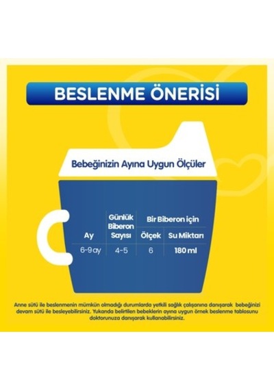 Devam Sütü, 6-9 Ay Arası Bebekler İçin 800 Gr Paket