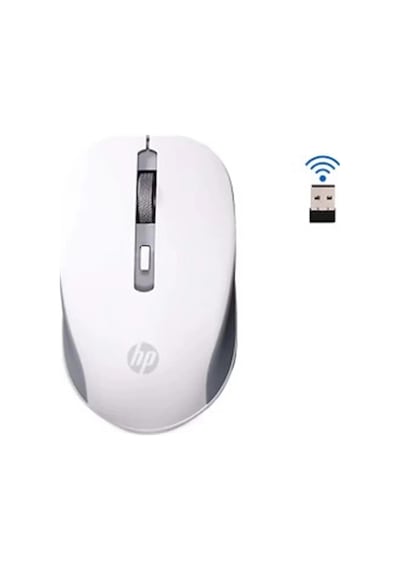 Hp S1000 Plus 1600dpı 2.4ghz Wireless Beyaz Kablosuz Mouse Pil İçinde Kdo